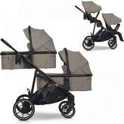 EasyGo Duoflex Καρότσι για Δίδυμα Savana Beige