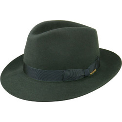 Stetson Ανδρικό Καπέλο Fedora Υφασμάτινο Μαύρο 2118201-45