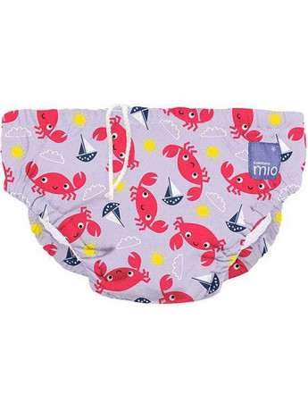 Bambino Mio Crab Cove Βρεφικό Μαγιό Πάνα για Κορίτσι Λιλά Φούξια