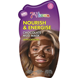 7th Heaven Nourish & Energise Chocolate Mud Caffeine Κρεμώδης Μάσκα Προσώπου για Ενυδάτωση 15gr