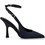 Envie Shoes Γόβες Slingback Δερμάτινες με Λεπτό Ψηλό Τακούνι Navy Μπλε E02-22081-38
