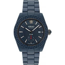 Versace DV One Ανδρικό Ρολόι Αυτόματο με Μπλε Μεταλλικό Μπρασελέ VE7K00223