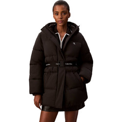 Calvin Klein Γυναικείο Μπουφάν Χειμωνιάτικο Puffer Μακρύ Μαύρο LV047D507G-UB1