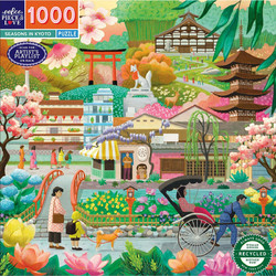 Puzzle eeBoo Seasons in Kyoto 1000 Κομμάτια