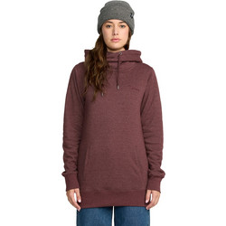 Volcom Tower Γυναικείο Φούτερ με Κουκούλα & Τσέπες Σοκολατί H4152604-OXB
