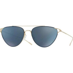 Oliver 1225S 5236W6 Γυναικεία Γυαλιά Ηλίου Cat Eye Μεταλλικά Χρυσά με Μπλε Φακό