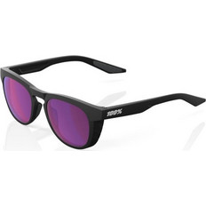SPY 61035-00002 Ανδρικά Γυαλιά Ηλίου Στρογγυλά Κοκάλινα Μαύρα με Μωβ Φακό