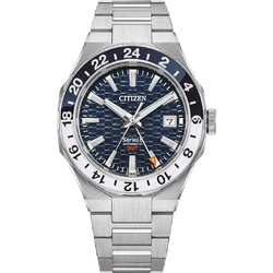 Citizen Series 8 Ανδρικό Ρολόι με Ασημί Μεταλλικό Μπρασελέ NB6034-58L