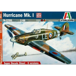 Italeri Hawker Hurricane MK. I Συναρμολογούμενο Πλαστικό Μοντέλο Αεροπλάνου 1:48