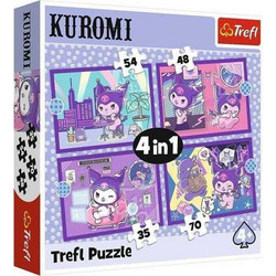 Παιδικό Puzzle Trefl Kuromi 35 Κομμάτια+48 Κομμάτια+54 Κομμάτια+70 Κομμάτια