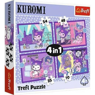 Παιδικό Puzzle Trefl Kuromi 35 Κομμάτια+48 Κομμάτια+54 Κομμάτια+70 Κομμάτια
