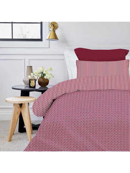 Astron Σετ Σεντόνια Μονά Βαμβακερά 175x260 Maira Redwine