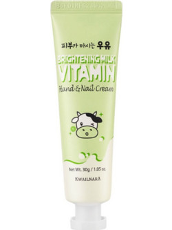 Kwailnara Brightening Milk Vitamin Ενυδατική Κρέμα Χεριών & Νυχιών 30gr