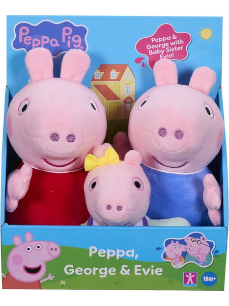 Peppa Pig Peppa, George & Evie