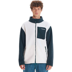 Emerson Ανδρική Ζακέτα Fleece με Φερμουάρ Λευκή 252.EM290.27