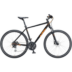 KTM Life Track Ποδήλατο Trekking 28" Αλουμινίου με 24 Ταχύτητες και Δισκόφρενα Μαύρο