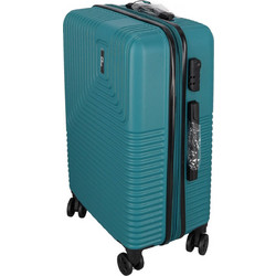 Rain RB80144 Βαλίτσα Μεσαία 65x43x25cm με 4 Ρόδες Πετρόλ
