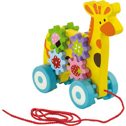Andreu Toys Συρόμενη Καμηλοπάρδαλη 18+ Μηνών