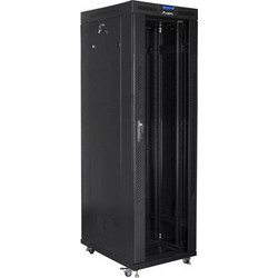 Lanberg FF01-8842-12BL Επιδαπέδια Καμπίνα Rack 42U 80x80x212.2cm