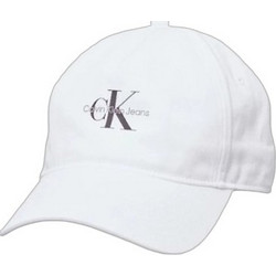 Calvin Klein Καπέλο Jockey Υφασμάτινο Λευκό LV04K5027G-YAF