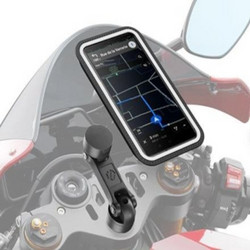 Shapeheart Moto Stem Boost XL Περιστρεφόμενη Βάση Κινητού Μηχανής με Αδιάβροχη Θήκη για Τιμόνι