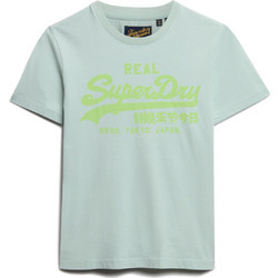 Superdry Γυναικείο Αθλητικό T-Shirt Τιρκουάζ W1011630A-SW1