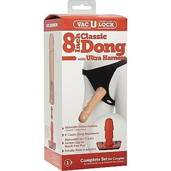 Doc Johnson Ultra Harness Strap On με Dildo 20cm Flesh