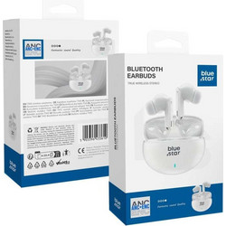 Blue Star TX5 Ακουστικά Bluetooth In Ear White