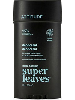 Attitude Super Leaves Eucalyptus & Sage Ανδρικό Αποσμητικό Stick Χωρίς Αλουμίνιο 75gr