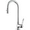 Bugnatese Oxford 6395-100 Μπαταρία Κουζίνας Πάγκου Διπλής Παροχής Ανάμεικτη με Ντουζ Inox