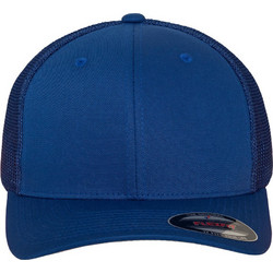 Flexfit Ανδρικό Καπέλο Jockey με Δίχτυ Υφασμάτινο Royal Blue 6511
