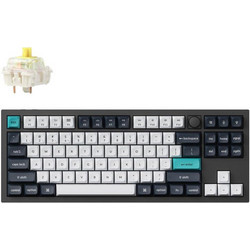 Keychron Q3 Max QMK/VIA Ασύρματο Μηχανικό Gaming Πληκτρολόγιο TenKeyLess με Gateron Jupiter Banana Διακόπτες RGB Black