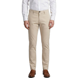 Fynch Hatton Ανδρικό Παντελόνι Chino Slim Εφαρμογή Μπεζ 1613-2803-837