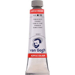 Royal Talens Van Gogh 105 Titanium White Ακρυλικό Χρώμα Ζωγραφικής 40ml