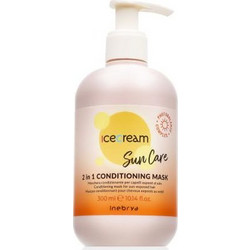 Inebrya Sun Care 2 In 1 Μάσκα Μαλλιών για Επανόρθωση 300ml