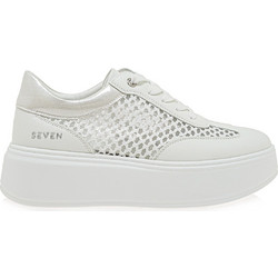 Seven Γυναικεία Sneakers Flatforms Λευκά W119R164361D
