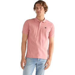 Wrangler Ανδρική Μπλούζα Polo Κοντομάνικη Ροζ 112378002
