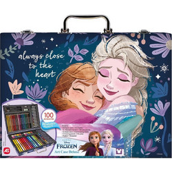 AS Company Deluxe Frozen Σετ Ζωγραφικής με Βαλιτσάκι 39.5x29.5x5cm 100τμχ