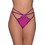 Milena By Paris Γυναικείο Sexy String με Δαντέλα Φούξια 6952