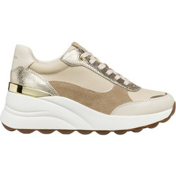 Geox Spherica Γυναικεία SneakersFlatforms Μπεζ D65WAB 01122 C1S2L