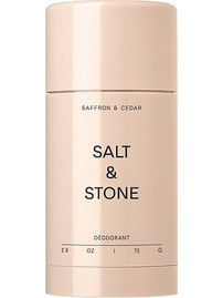 Salt & Stone Saffron & Cedar Γυναικείο Αποσμητικό Stick 48h Χωρίς Αλουμίνιο 75gr