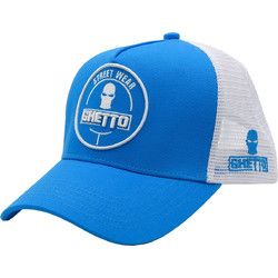 Ghetto 3D Embroidery | Miami Ανδρικό Καπέλο Jockey με Δίχτυ Snapback Υφασμάτινο Royal Blue