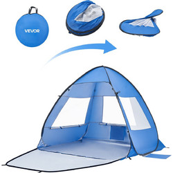 Vevor Τέντα Παραλίας 2 Ατόμων Pop Up Μπλε 200x142x114cm JCXHTZPJYSJSTULY5001V0