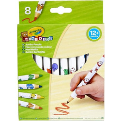Crayola Mini Kids Jumbo Ξυλομπογιές Σετ 8τμχ