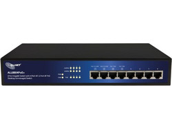 ALLNET ALL8804PoE+ Unmanaged L2 Switch με 8 Θύρες Ethernet 1000Mbps