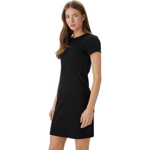 Calvin Klein Mini Καλοκαιρινό Καθημερινό Φόρεμα Ριπ Μαύρο LV047F241G-UB1 Calvin Klein Mini Καλοκαιρινό Καθημερινό Φόρεμα Ριπ Μαύρο LV047F241G-UB1