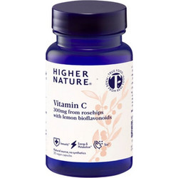 Higher Nature Vitamin C 300mg 30 Κάψουλες