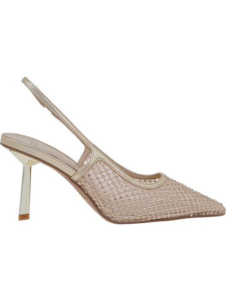Exe Γόβες Slingback με Λεπτό Ψηλό Τακούνι & Στρας Μπεζ W470073456M8