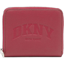 DKNY Μικρό Γυναικείο Πορτοφόλι με Φερμουάρ Κόκκινο R541AO388RD