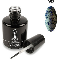 Amora 053 Sparkle Blue Ημιμόνιμο Βερνίκι Νυχιών 10ml